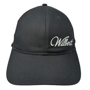 Wilbert Snapback Trucker Hat Black One Size Adjustable Embroidered Carhartt